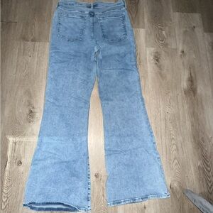 Abercrombie and Fitch, high-rise flare Jean